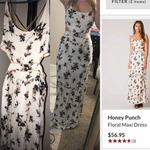Honey Punch floral maxi dress